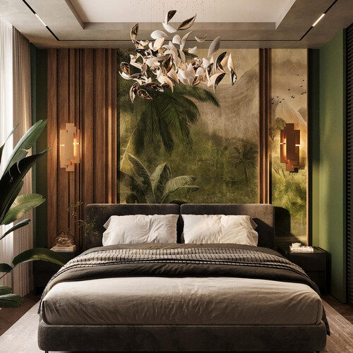 Спальня с гардеробной