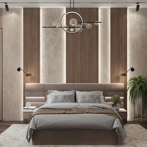 Спальня с гардеробной