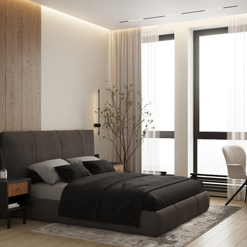 Спальня с гардеробной