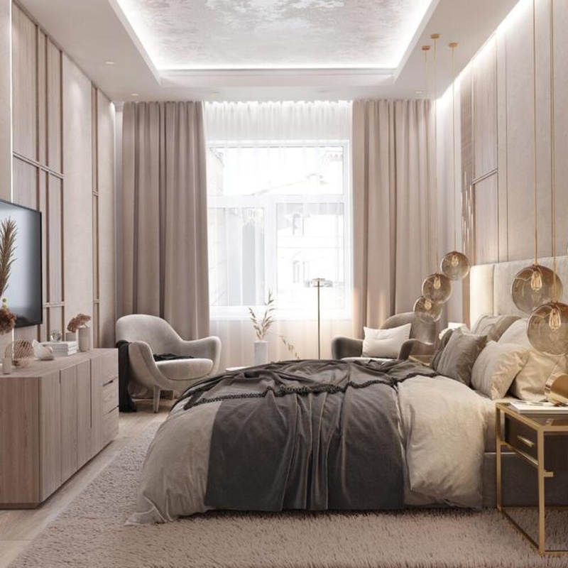 Мастер-спальня в ЖК «Turandot Residences»