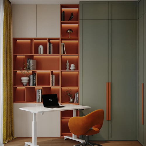 Спальня с кабинетом