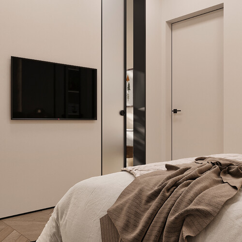 Спальня с гардеробной