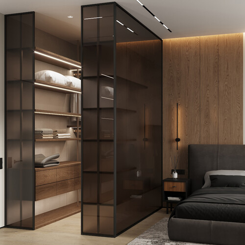 Спальня с гардеробной