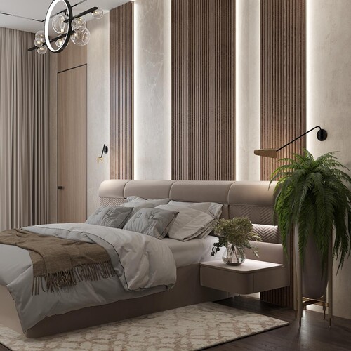 Спальня с гардеробной