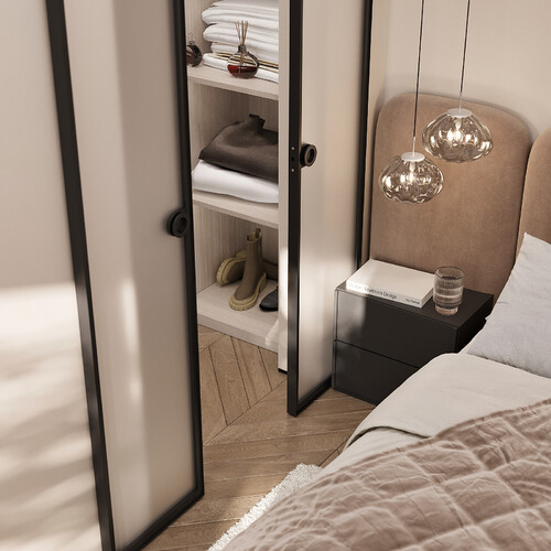 Спальня с гардеробной