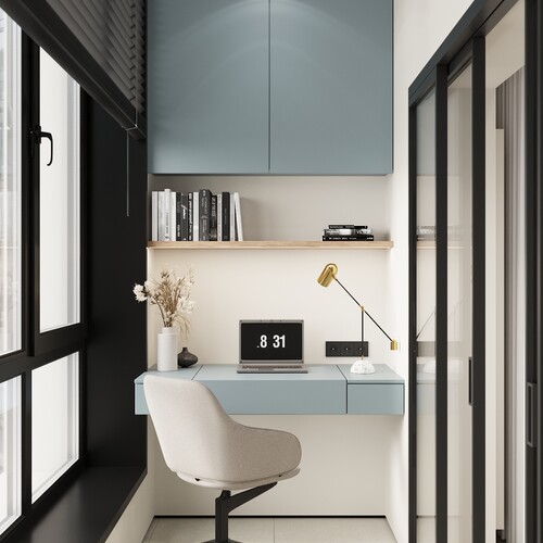 Спальня с лоджией