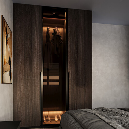 Спальня с кабинетом