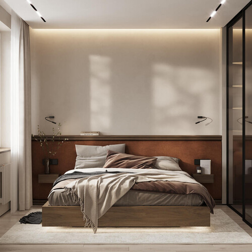 Спальня с гардеробной