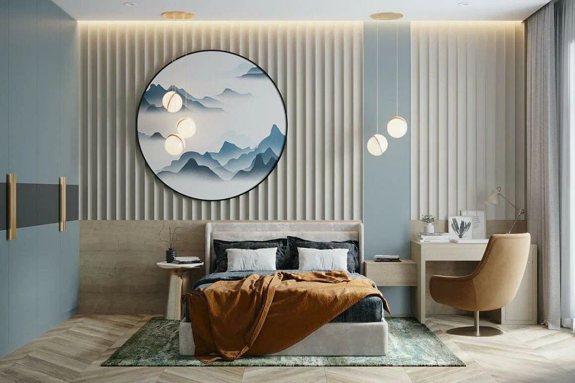 Дизайн-проект квартиры в ЖК «RiverSky (РиверСкай)» в Москве — 70 м²