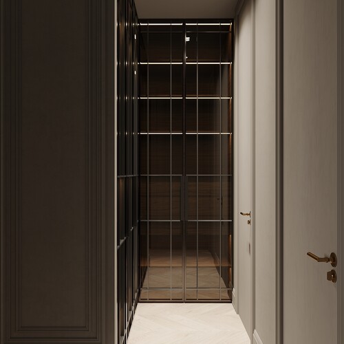 Мастер-спальня с гардеробной