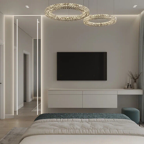 Спальня с гардеробной