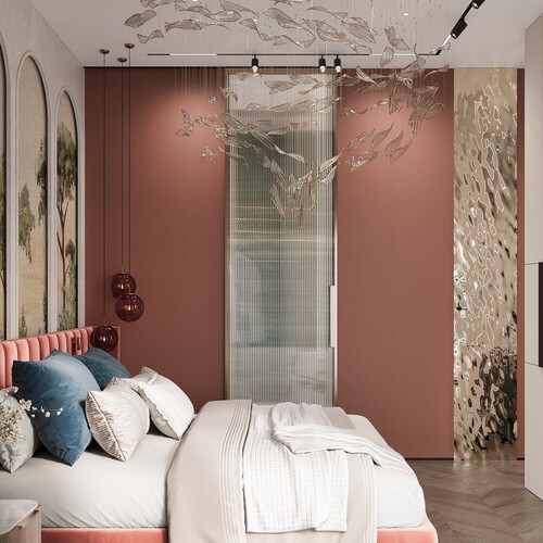 Спальня с гардеробной