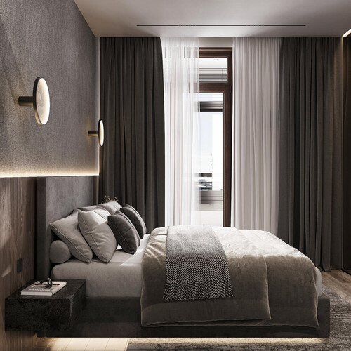 Спальня с кабинетом