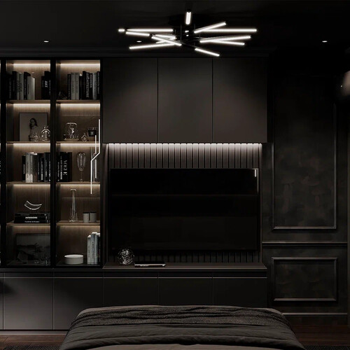 Спальня с рабочей зоной