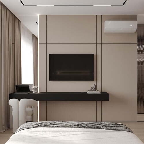 Спальня с гардеробной