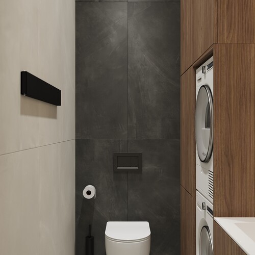 Санузел с постирочной