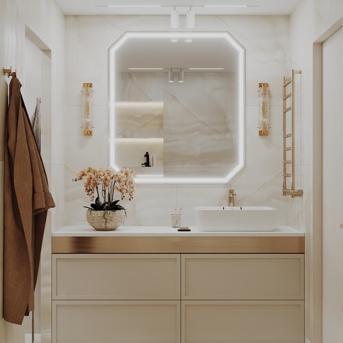 Ванная комната с сауной